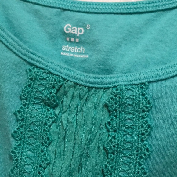 Turquoise Gap Summer Tank Top - Picture 2 of 4